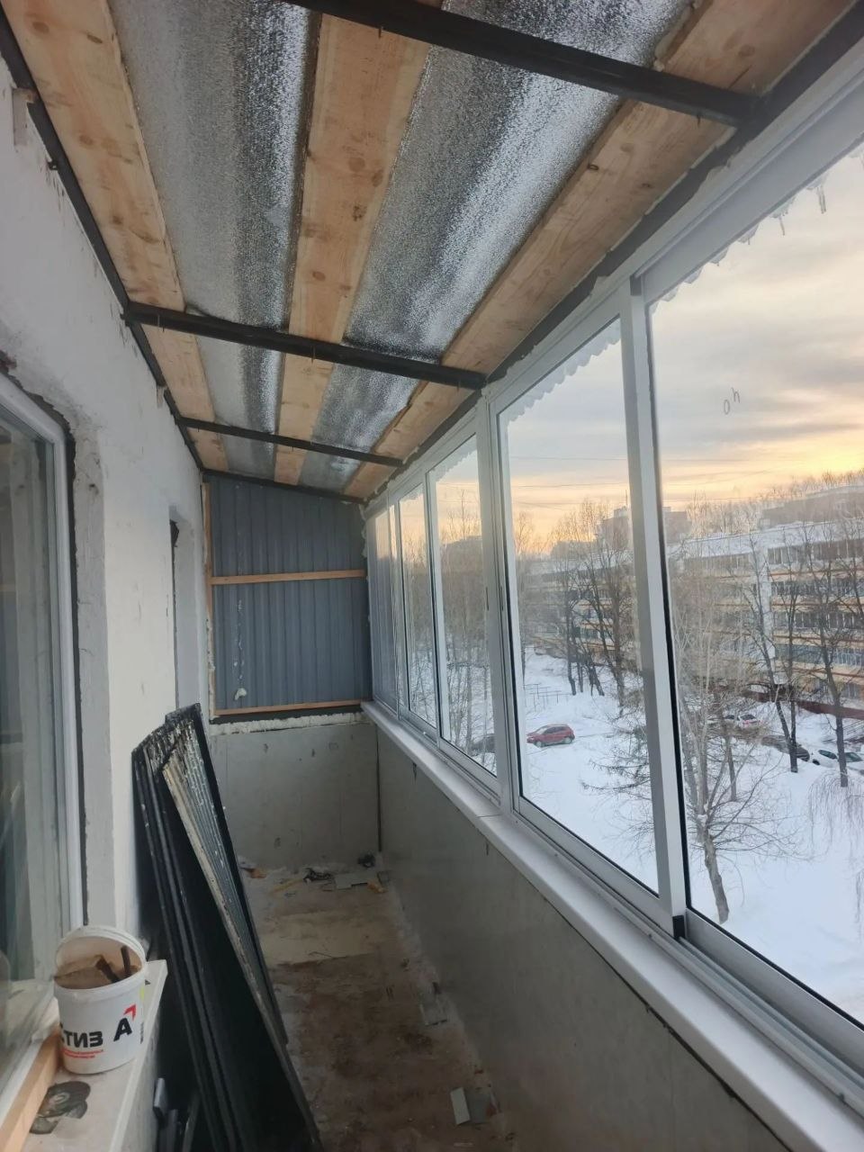 Крыша балкона 2